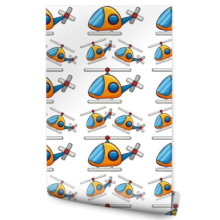 Tapeta Bajkowe Zabawkowe Helikoptery