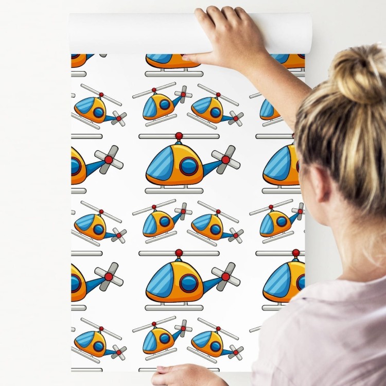 Tapeta Bajkowe Zabawkowe Helikoptery