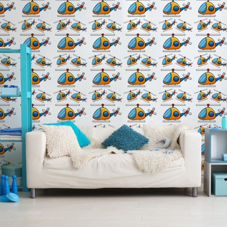 Tapeta Bajkowe Zabawkowe Helikoptery