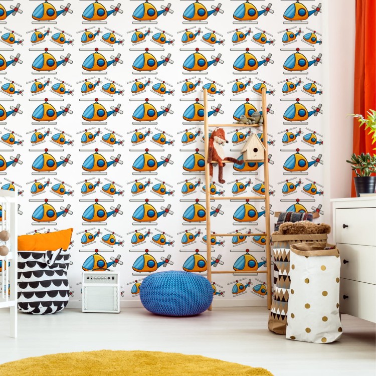 Tapeta Bajkowe Zabawkowe Helikoptery