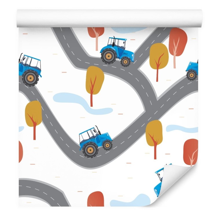Tapeta Traktory Na Ulicy