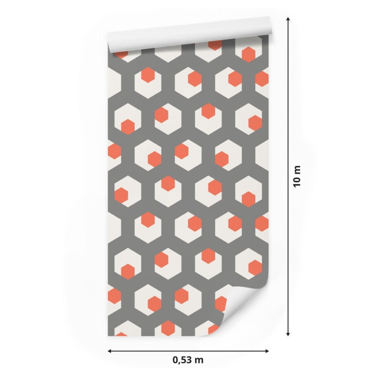 Tapeta Figury Geometryczne W Stylu Retro