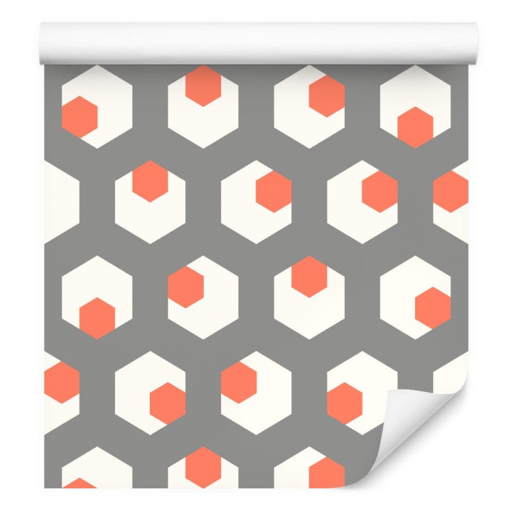 Tapeta Figury Geometryczne W Stylu Retro