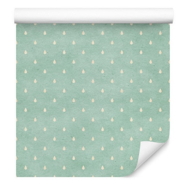 Tapeta Krople W Stylu Retro