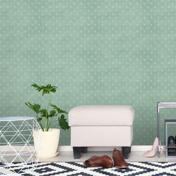 Tapeta Krople W Stylu Retro