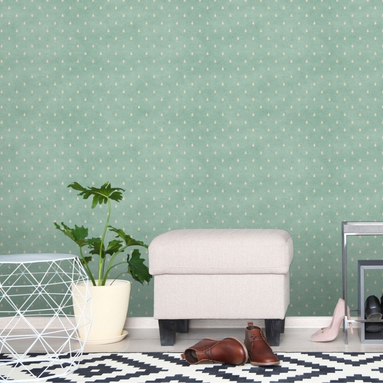 Tapeta Krople W Stylu Retro