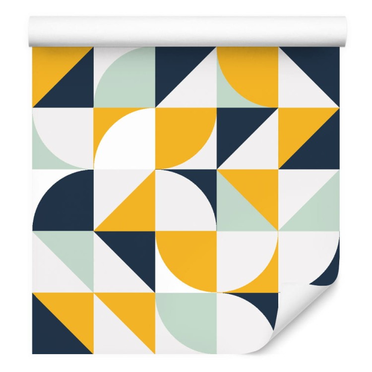 Tapeta Kolorowe Wzory W Stylu Retro