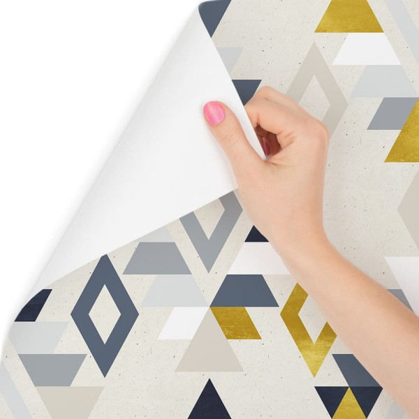 Tapeta Geometryczne Wzory Styl Retro