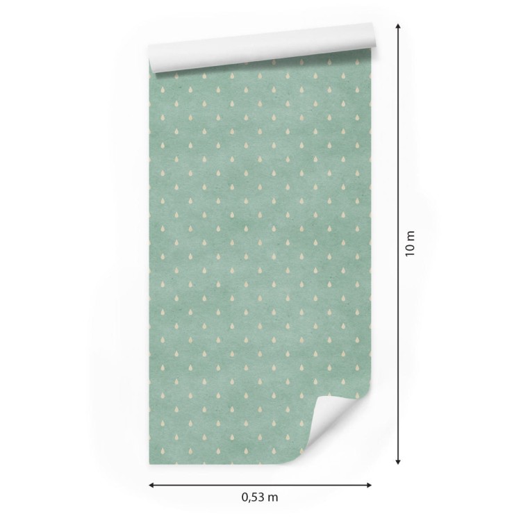 Tapeta Krople W Stylu Retro