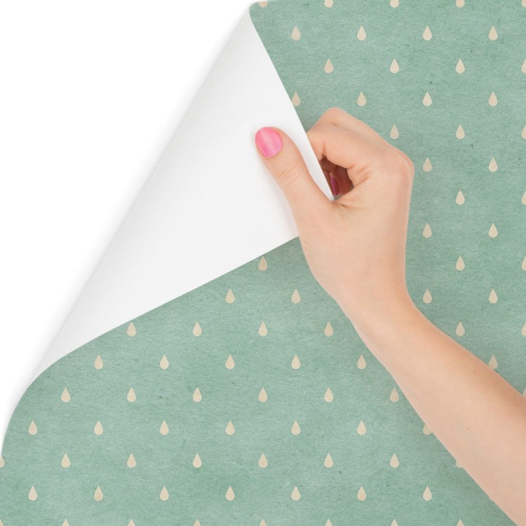 Tapeta Krople W Stylu Retro