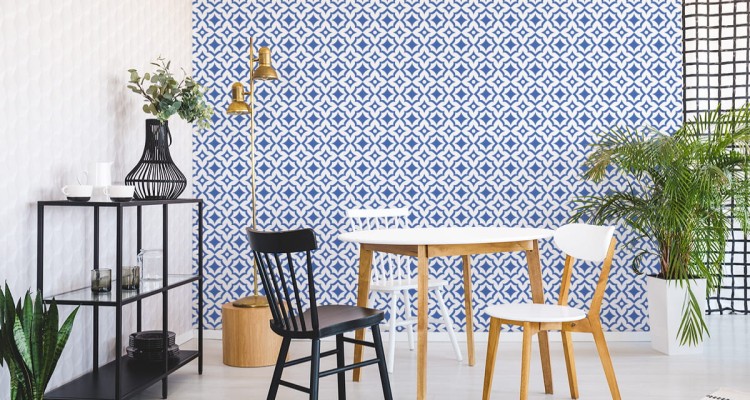 Tapeta Abstrakcyjne Ornamenty W Stylu Retro