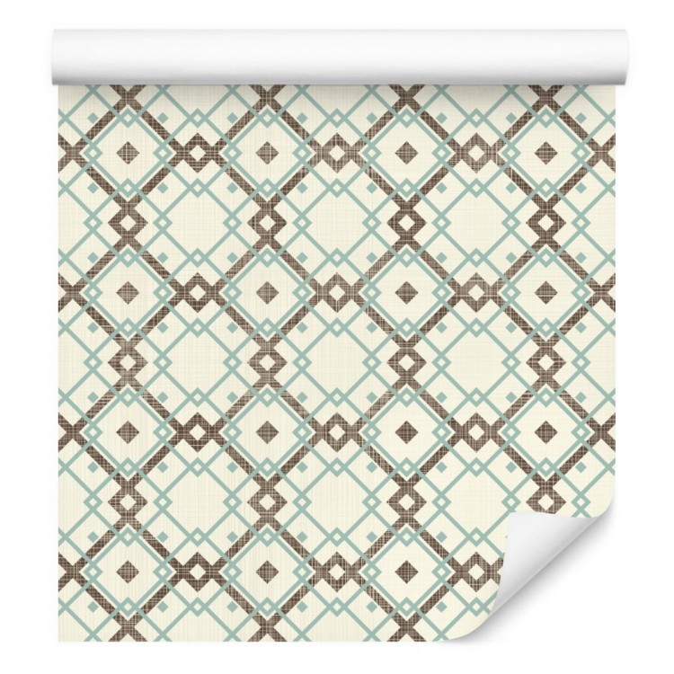 Tapeta Geometryczny Wzór W Stylu Retro