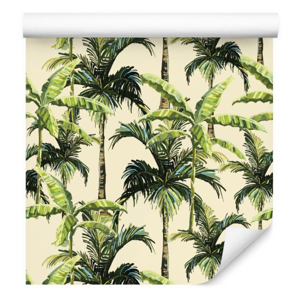 Tapeta Zieleń Palmy Liście Natura Przyroda Biuro