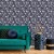 Tapeta Wyrazisty Kwiatowy Wzór W Stylu Retro