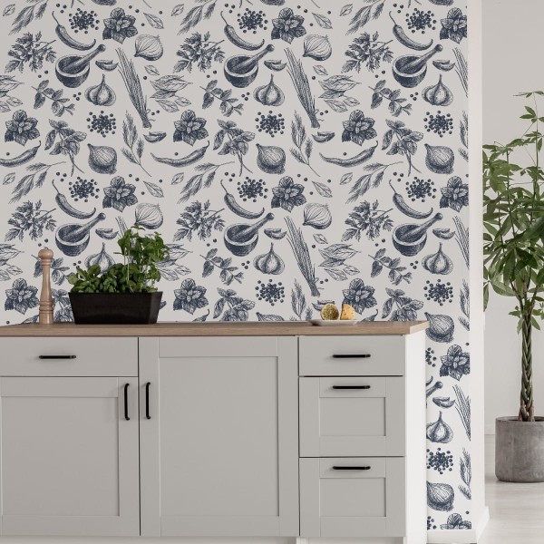 Tapeta Zioła Z Przyprawami