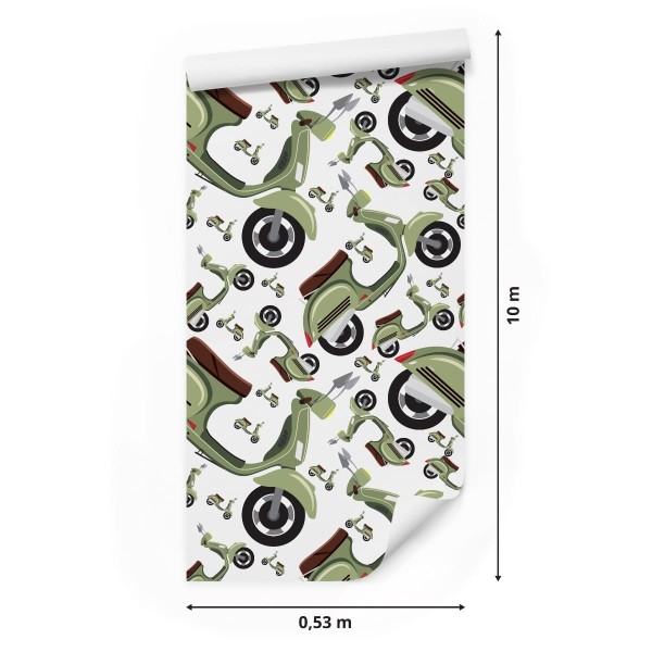 Tapeta Skutery Vintage