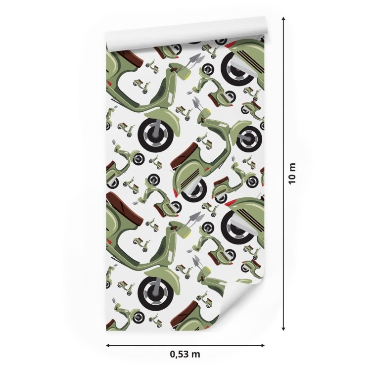 Tapeta Skutery Vintage