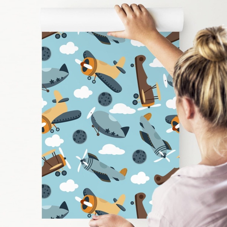 Tapeta Bajkowe Samoloty I Sterowce