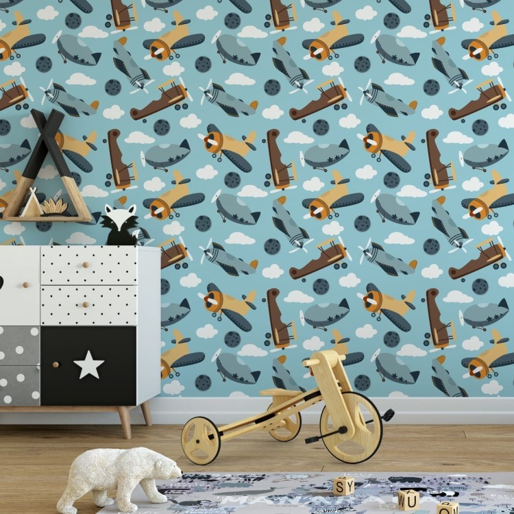 Tapeta Bajkowe Samoloty I Sterowce