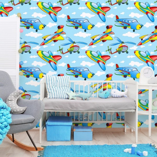 Tapeta Kolorowe Zabawkowe Samoloty