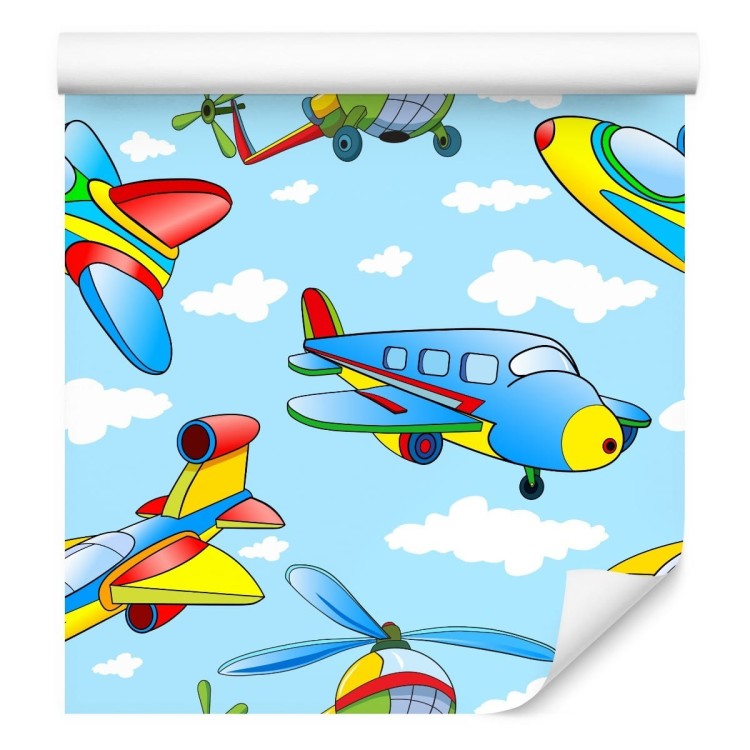 Tapeta Kolorowe Zabawkowe Samoloty