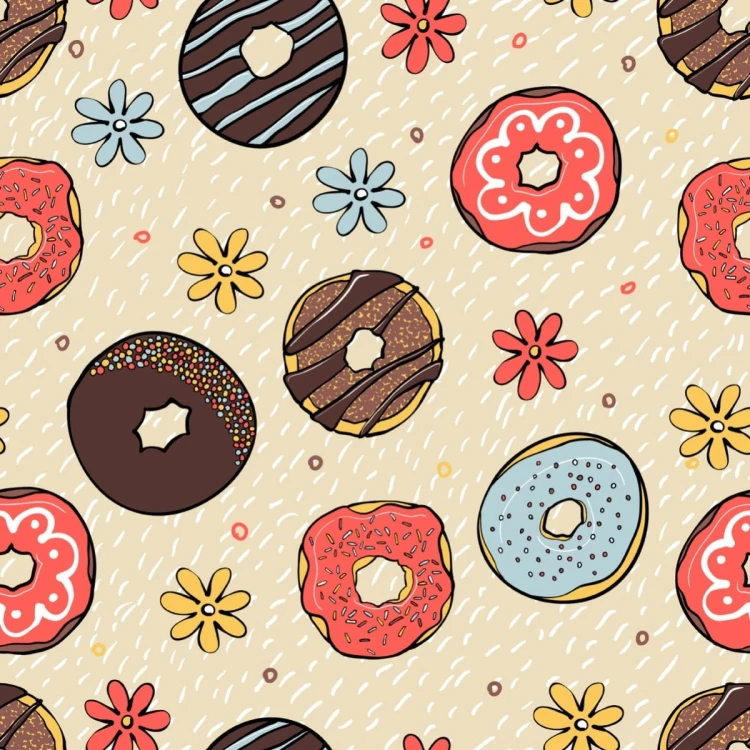 Tapeta Kolorowe Pączki Z Kwiatami