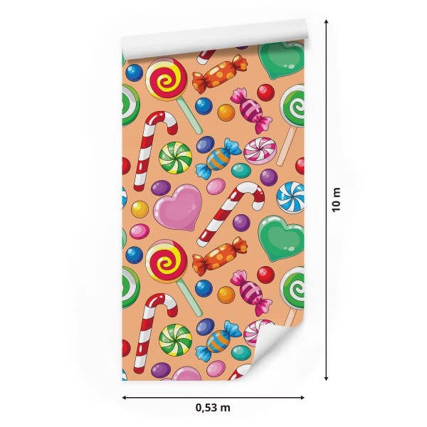Tapeta Kolorowe Słodycze