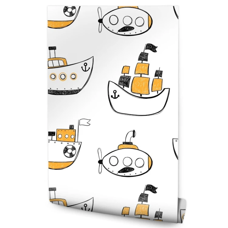 Tapeta Kolorowe Statki Różnych Rodzajów