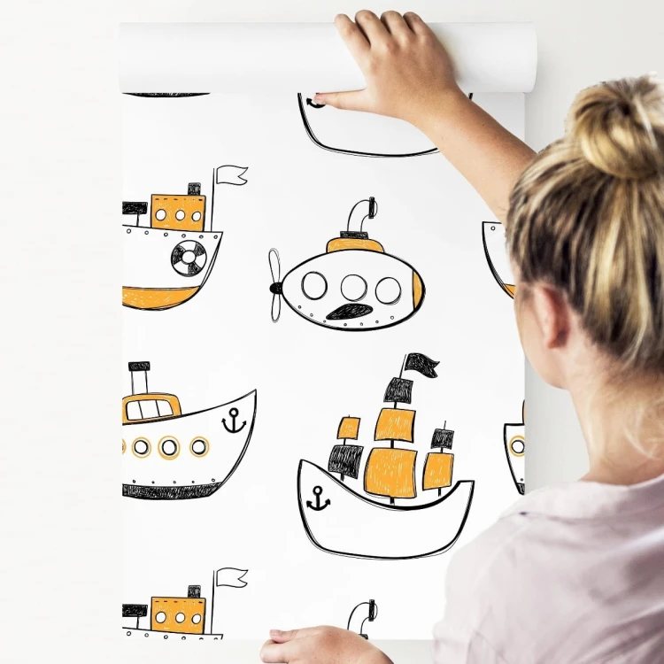 Tapeta Kolorowe Statki Różnych Rodzajów