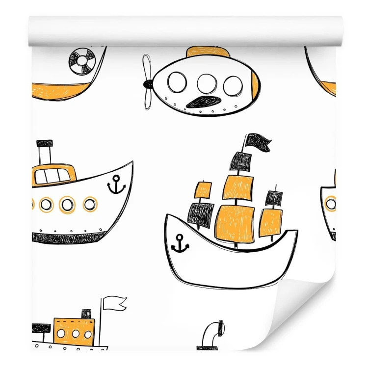 Tapeta Kolorowe Statki Różnych Rodzajów