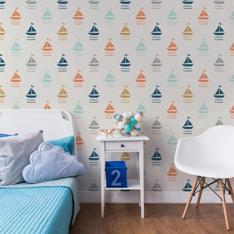 Tapeta Kolorowe Żaglówki
