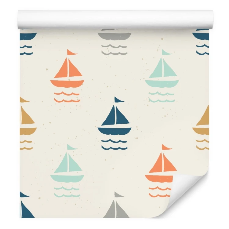 Tapeta Kolorowe Żaglówki