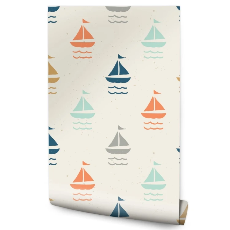 Tapeta Kolorowe Żaglówki