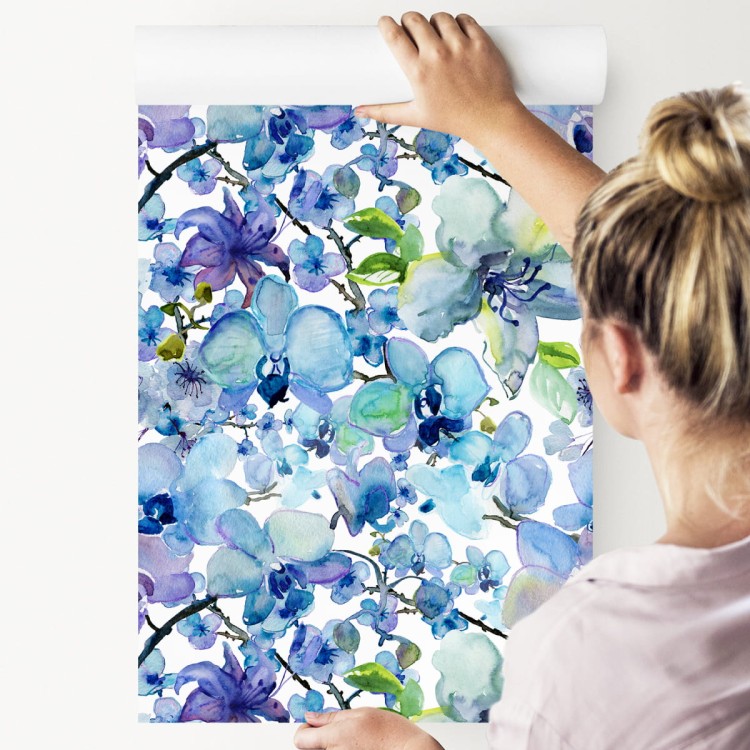 Tapeta Malowane Akwarelą Orchidee