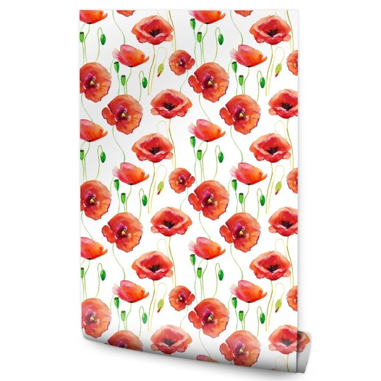 Tapeta Malowane Maki