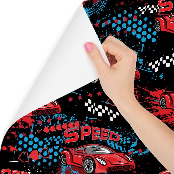 Tapeta Do Pokoju Dziecka Auta Wyścigowe, Samochody