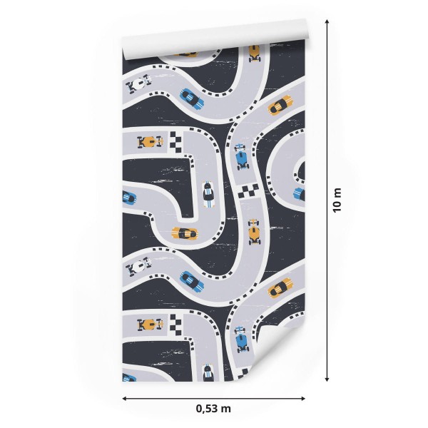 Tapeta Kolorowe Samochody Rajdowe, Pokój Dziecięcy