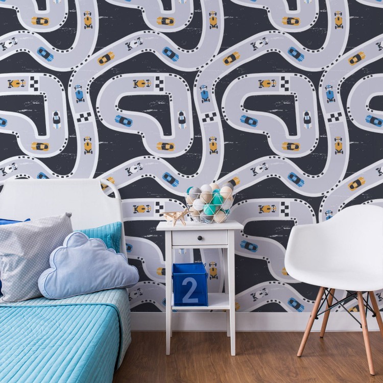 Tapeta Kolorowe Samochody Rajdowe, Pokój Dziecięcy