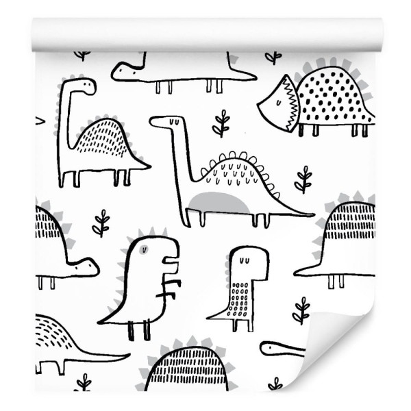 Tapeta Do Pokoju Dziecka, Dinozaury Rośliny Natura