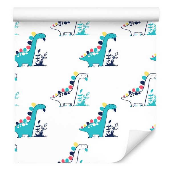 Tapeta Do Pokoju Dziecka, Dinozaury Rośliny Liście
