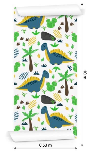 Tapeta Dla Dzieci - Dinozaury