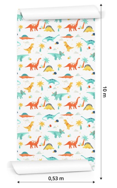 Tapeta Dla Dzieci - Dinozaury
