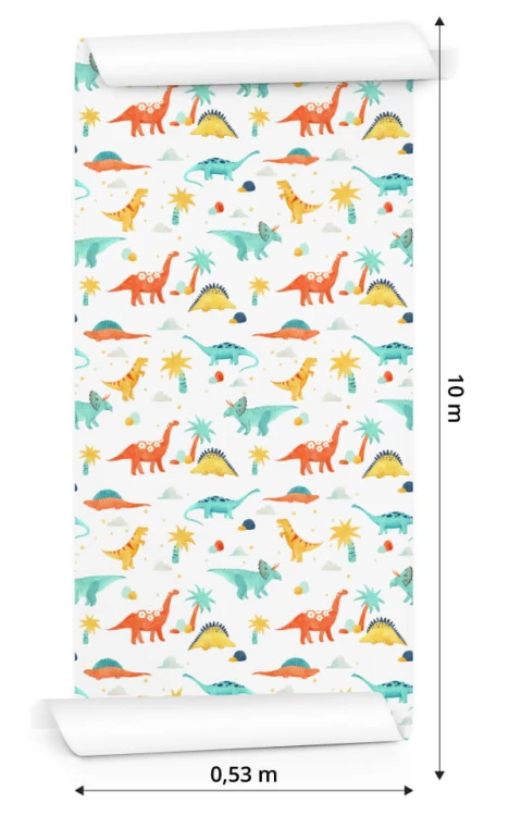 Tapeta Dla Dzieci - Dinozaury