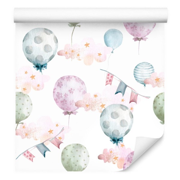Tapeta Balony W Delikatnych Kolorach