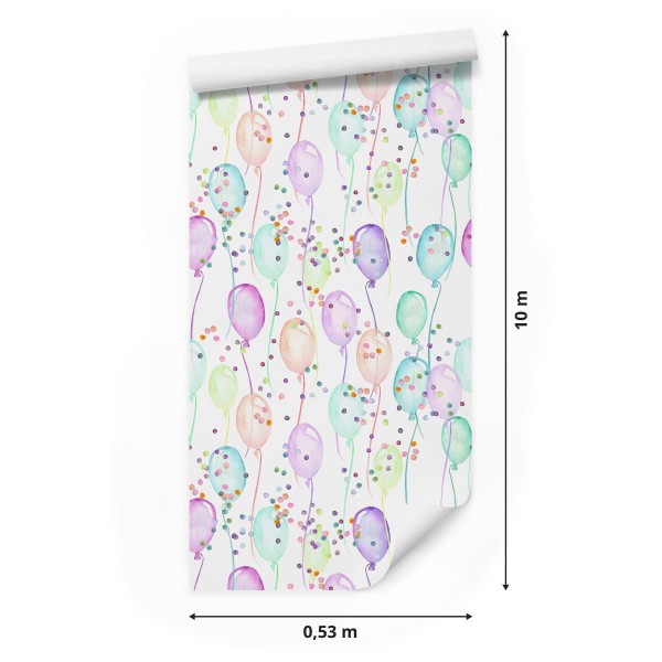 Tapeta Pastelowe Balony