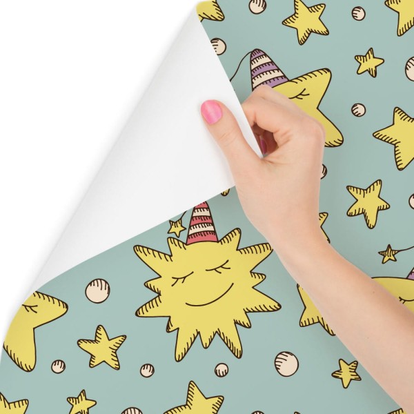 Tapeta Dla Dzieci – Gwiazdki I Księżyce