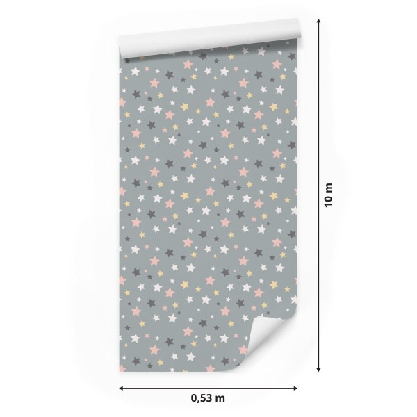 Tapeta Dla Dzieci – Wielobarwne Gwiazdki