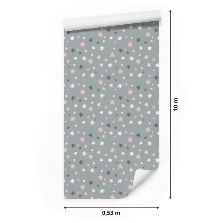 Tapeta Dla Dzieci – Wielobarwne Gwiazdki