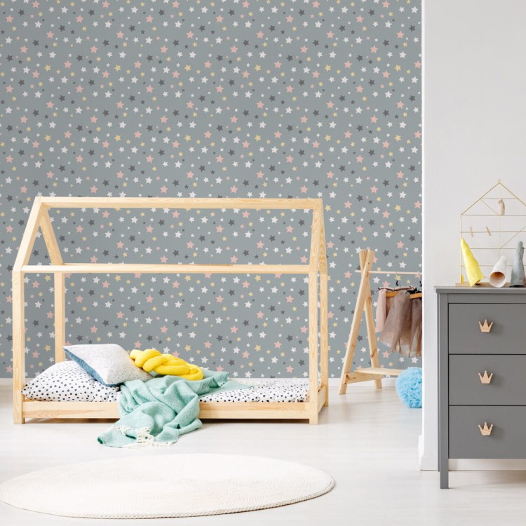 Tapeta Dla Dzieci – Wielobarwne Gwiazdki