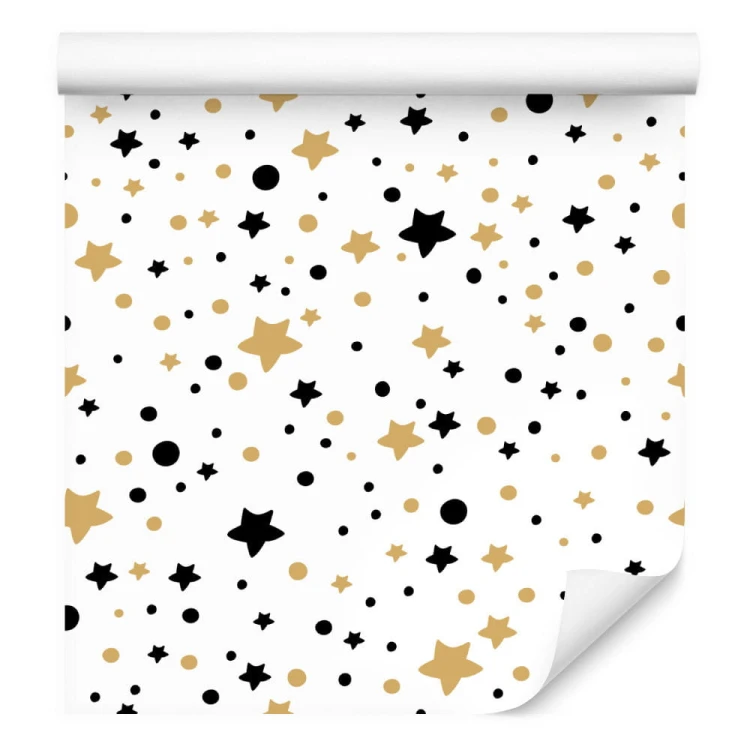 Tapeta Dla Dzieci – Gwiazdki I Kółka